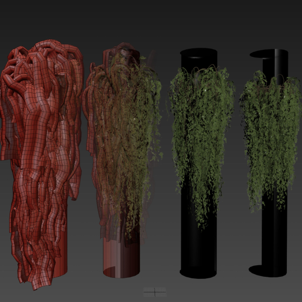 Collection plant vol 526 - bush - outdoor - column - fitowall