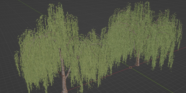 collection willow trees vol 23-Blender