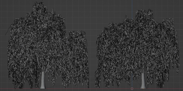 collection willow trees vol 23-Blender