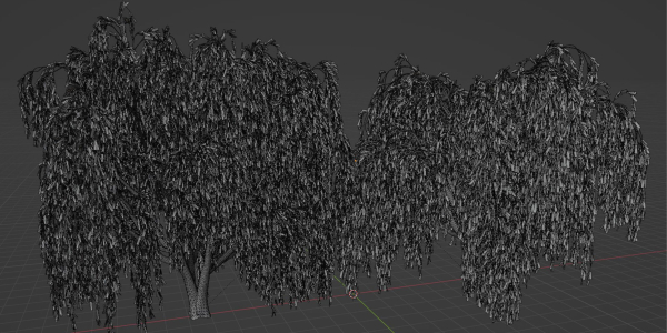 collection willow trees vol12-Blender