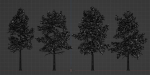 Conifer trees collection vol 130-Blender