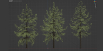 conifer trees collection vol 86-Blender