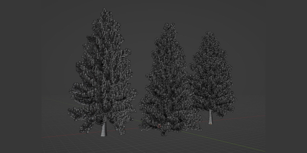 coniferous pine collection vol 2-Blender