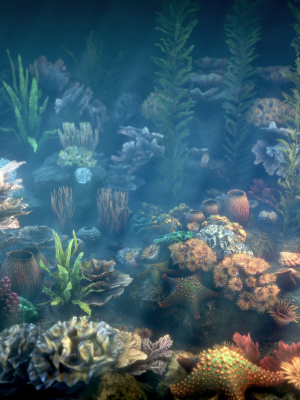 corals-2-3d-model-low-poly-fbx-unitypackage-uasset