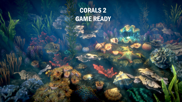 Corals 2 and plants
