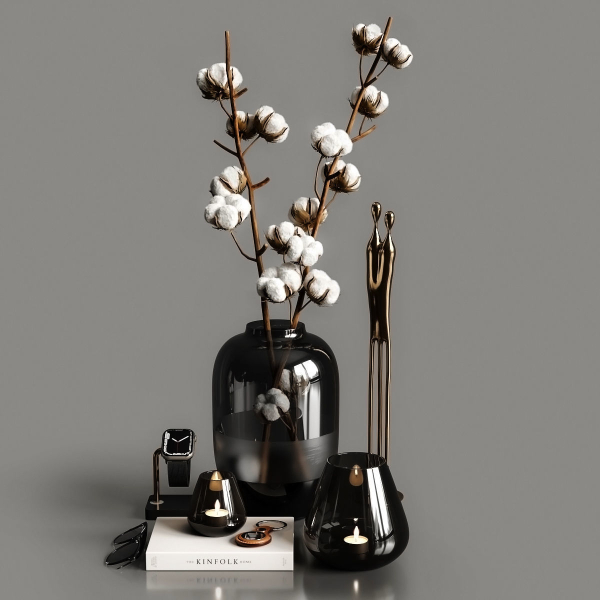 Cotton and candles