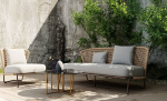 Courtyard scene Outdoor plant sofa