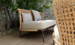 Courtyard scene Outdoor plant sofa