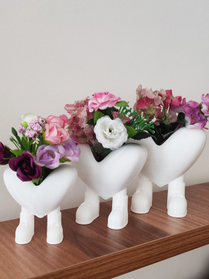 CUTE HEART FLOWERPOT