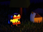 Cute night coal