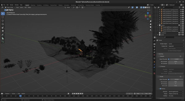 Dandelion Clouse-Up nature scene