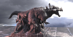 Dark Drake King Lizard Statue guardian priestesses