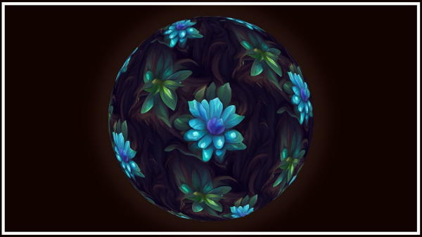 Dark Forest Flowers -- 20 TEXTURES -- Hand-painted ---PACK 4---
