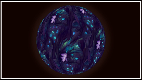 Dark Forest Flowers -- 20 TEXTURES -- Hand-painted ---PACK 4---