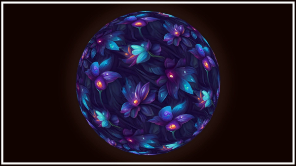 Dark Forest Flowers -- 20 TEXTURES -- Hand-painted ---PACK 4---
