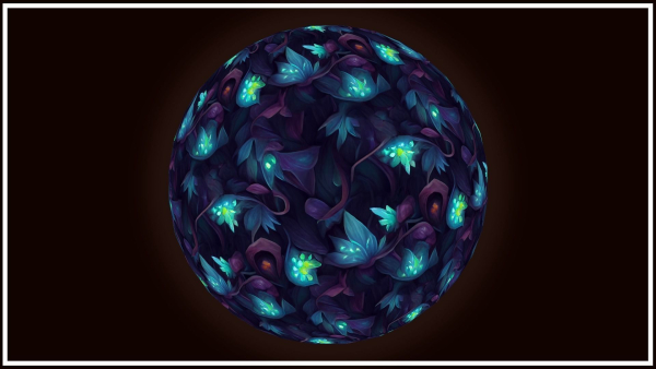 Dark Forest Flowers -- 20 TEXTURES -- Hand-painted ---PACK 4---