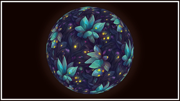 Dark Forest Flowers -- 20 TEXTURES -- Hand-painted ---PACK 4---