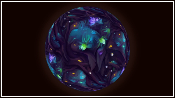 Dark Forest Flowers -- 20 TEXTURES -- Hand-painted ---PACK 4---