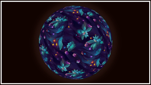 Dark Forest Flowers -- 20 TEXTURES -- Hand-painted ---PACK 4---