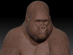 Deco Figurine Monkey Gorilla Side XL