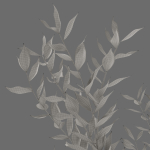 Decor branch Ruscus in a vase Set 61