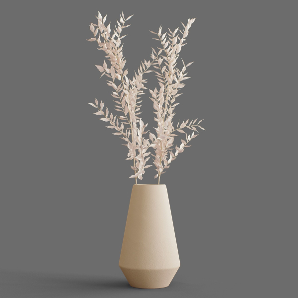 Decor branch Ruscus in a vase Set 61