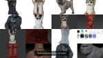 Decorative animal statues