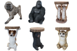 Decorative animal statues