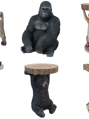 Decorative animal statues