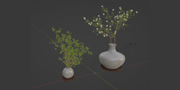 Decorative Branches vol 163-Blender