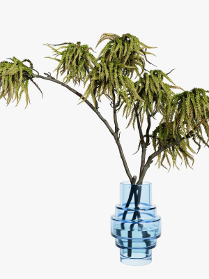 Decorative branches with green flowers