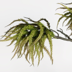 Decorative branches with green flowers