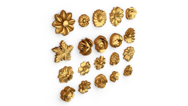 Decorative Flowers Set 01