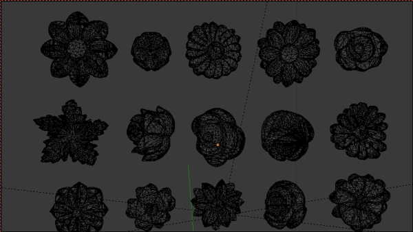 Decorative Flowers Set 01