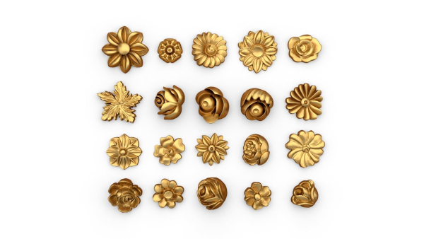 Decorative Flowers Set 01