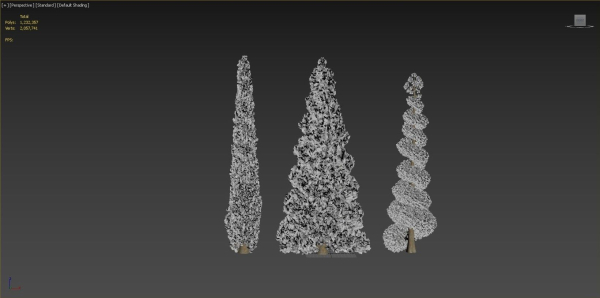 Decorative garden tree