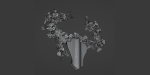 Decorative Green Wild Bull vol 183-Blender