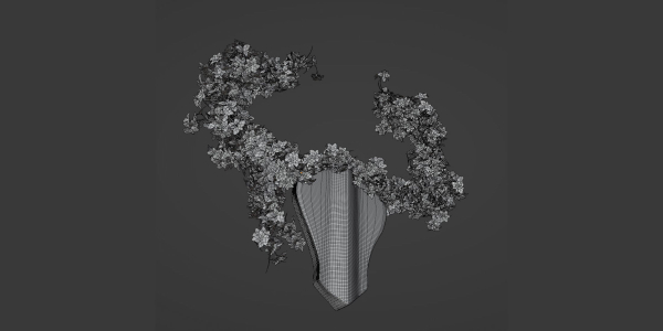Decorative Green Wild Bull vol 183-Blender