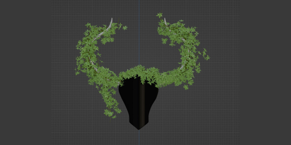 Decorative Green Wild Bull vol 183-Blender