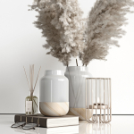 Decorative set with dry plants 4