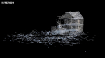 Destroyed Wooden Cottage