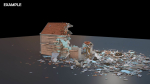 Destroyed Wooden Cottage