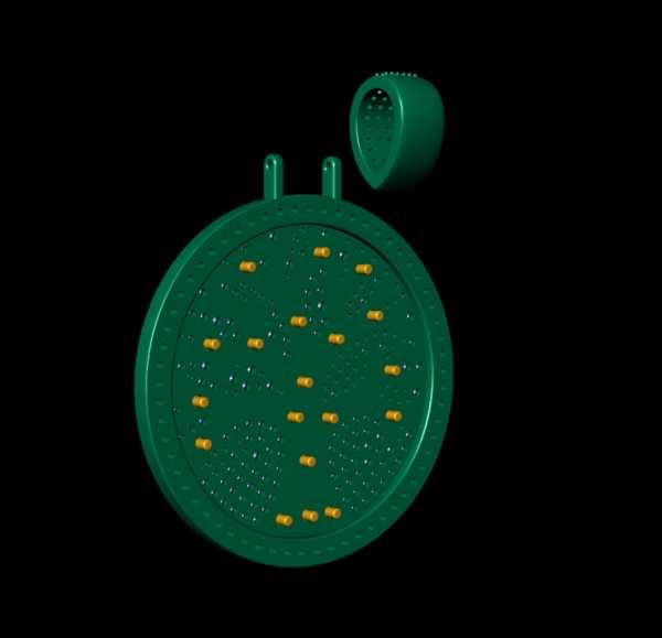 Diamond Tree Medallion  Pendant