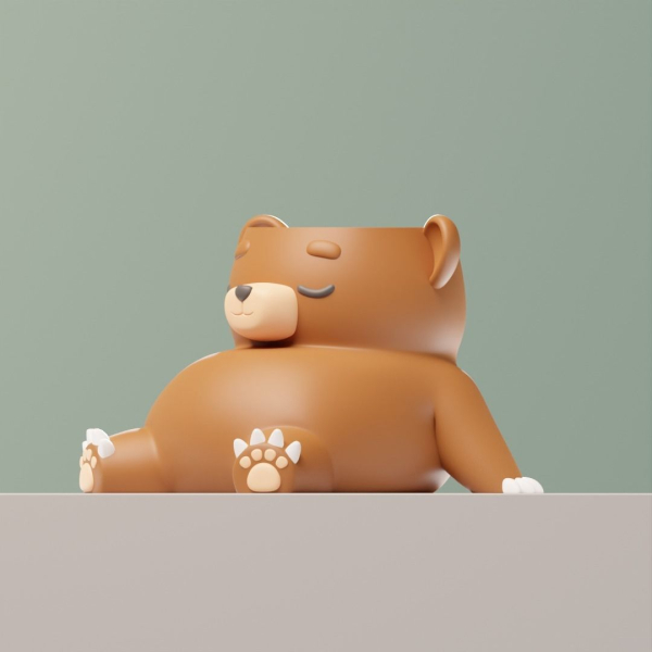 DREAMER BEAR - PLANTER- Plant Pot