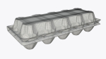 Egg food plastic package 10 eggs v1