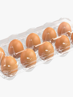 Egg food plastic package 10 eggs v1