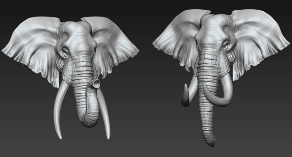 Elephant Head  Two Stye