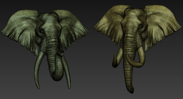 Elephant Head  Two Stye
