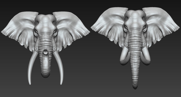 Elephant Head  Two Stye