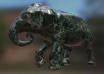 Elephant  Lo Poly model Cute Elephant Decor Statue